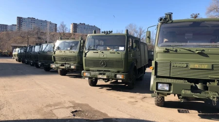 Інтерпайп передав військовим 227 автівок: пікапів, бронетехніку, вантажівки Інтерпайп передав військовим 227 автівок: пікапів, бронетехніку, вантажівки
